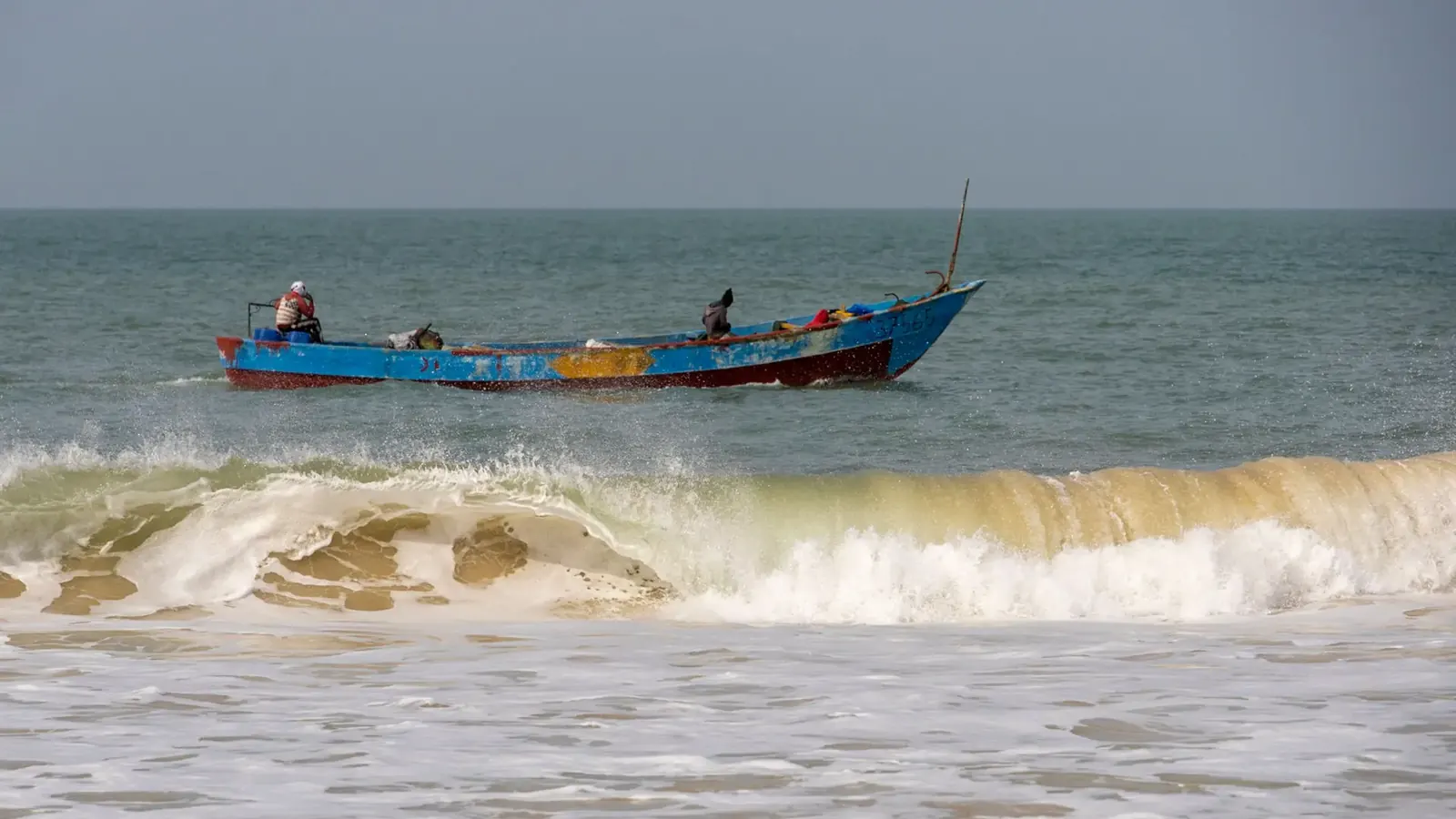 Pêcheurs sur la côte atlantique mauritanienne